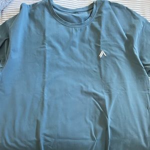 Alphalete Light Blue Emblem tee